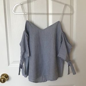 UO "Kimchi blue" striped off-the-shoulder tank XS